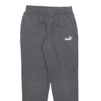 PUMA Mens Joggers Grey S W26 L27 Cotton Blend Slim Tapered Sportswear Logo