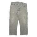 DICKIES Mens Regular Fit Workwear Jeans Grey Denim W40 L30 Durable Comfort