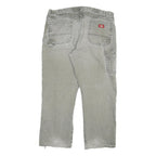 DICKIES Mens Regular Fit Workwear Jeans Grey Denim W40 L30 Durable Comfort