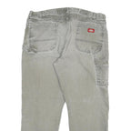 DICKIES Mens Regular Fit Workwear Jeans Grey Denim W40 L30 Durable Comfort