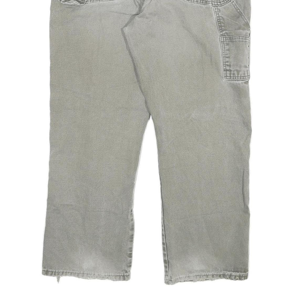 DICKIES Mens Regular Fit Workwear Jeans Grey Denim W40 L30 Durable Comfort