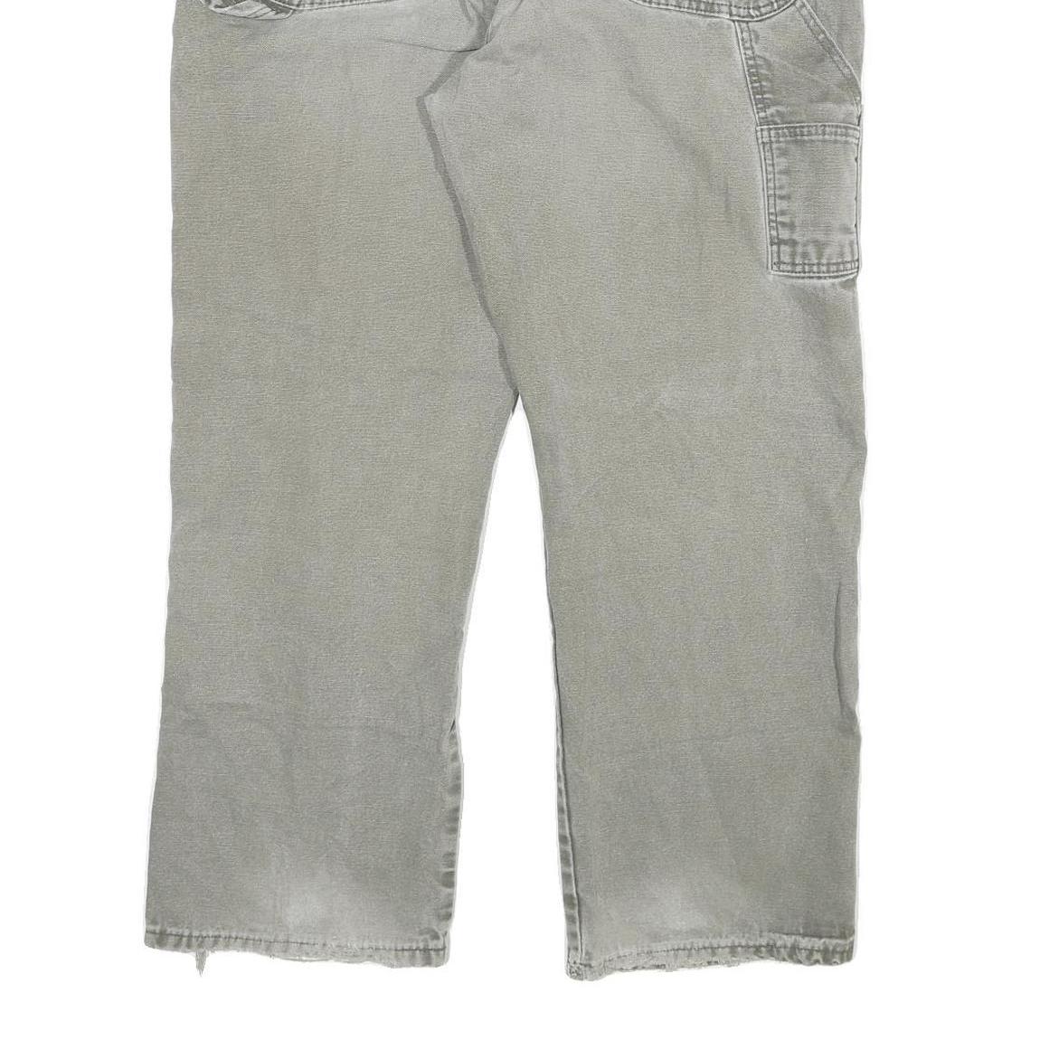 DICKIES Mens Regular Fit Workwear Jeans Grey Denim W40 L30 Durable Comfort