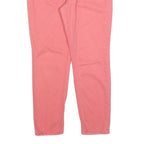 7 FOR ALL MANKIND Womens Slim Pink Denim Jeans W36 L28 Stylish Cotton Blend Zip
