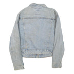 LEVI'S Womens Blue Denim Jacket L Cotton Blend Button Classic Casual Retro