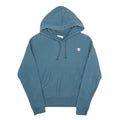 CHAMPION REVERSE WEAVE Womens Blue Pullover Hoodie S Cotton Blend Casual