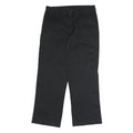 DICKIES Mens Cotton Black Regular Straight Trousers W32 L30 Workwear Zip Closure