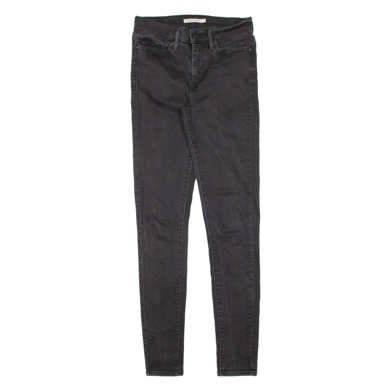 LEVI'S Womens Jeans Black Slim Skinny W27 L32