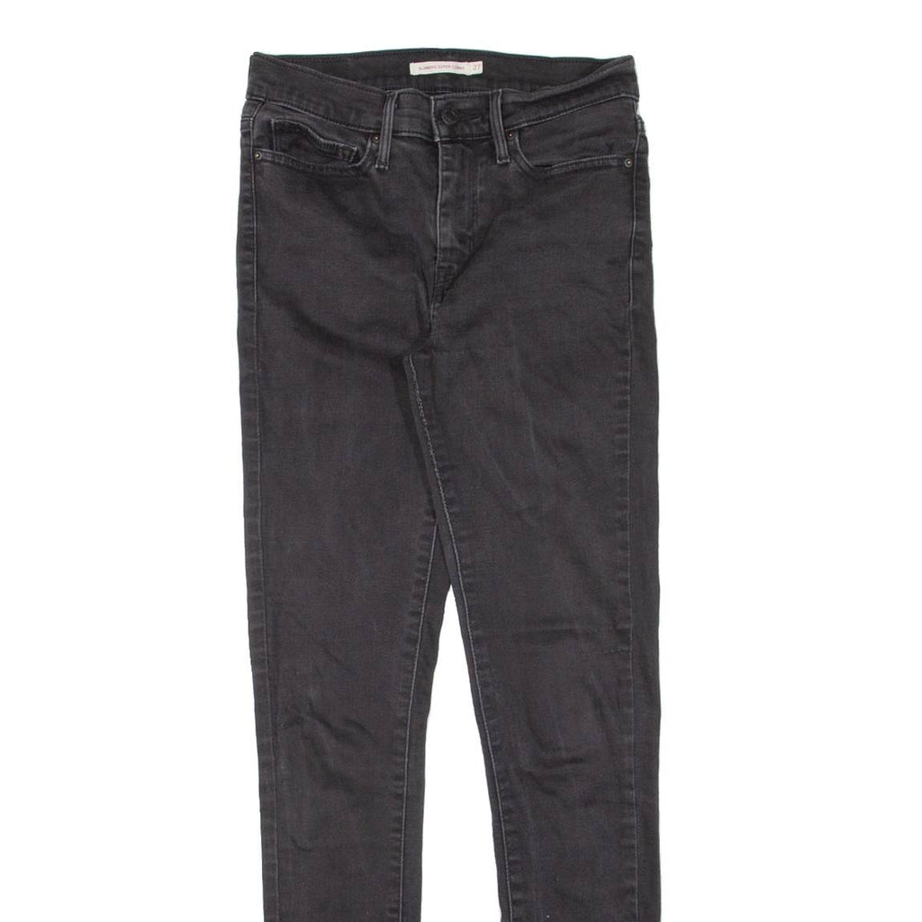 LEVI'S Womens Jeans Black Slim Skinny W27 L32