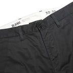 G-STAR Mens Cotton Blend Black Slim Straight Trousers W30 L30 Stylish Zip