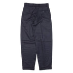 JUNIORS CLUB Pleated Boys Trousers Blue Relaxed Tapered Wool W26 L26