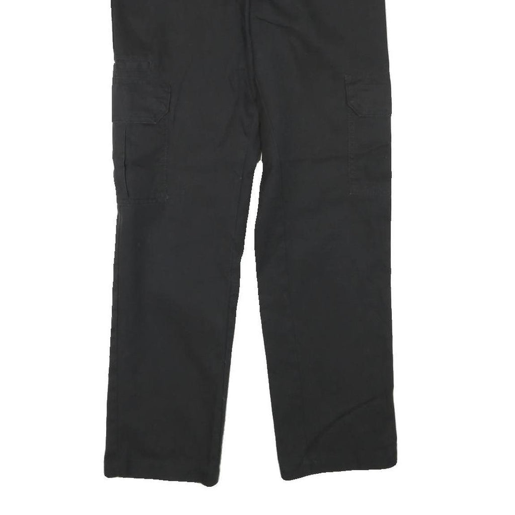 DICKIES Mens Black Regular Fit Straight Leg Trousers W27 L28 Workwear Durable