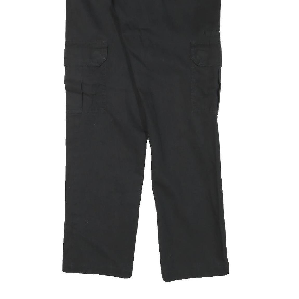DICKIES Mens Black Regular Fit Straight Leg Trousers W27 L28 Workwear Durable