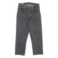 LEVI'S 501 BIG E Womens Jeans Black Regular Straight Denim Raw W28 L23 Vintage