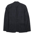 SANDRO Mens Navy Blue Wool Blazer Jacket M Woven Tailored Button Closure