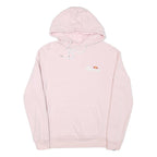ELLESSE Womens Pink Hoodie UK 10 Cotton Blend Pullover Casual Sportswear