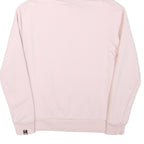 ELLESSE Womens Pink Hoodie UK 10 Cotton Blend Pullover Casual Sportswear