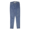 LEVI'S Womens Slim Blue Denim Jeans W29 L31 Cotton Blend Zip Skinny Fit
