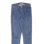 LEVI'S Womens Slim Blue Denim Jeans W29 L31 Cotton Blend Zip Skinny Fit