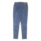 LEVI'S Womens Slim Blue Denim Jeans W29 L31 Cotton Blend Zip Skinny Fit