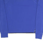 DKNY Womens Blue Crew Neck S Sport Logo Band Sweatshirt Cotton Blend