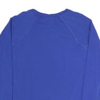 DKNY Womens Blue Crew Neck S Sport Logo Band Sweatshirt Cotton Blend