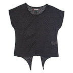 SUPERDRY Womens Oversized Top Black XS