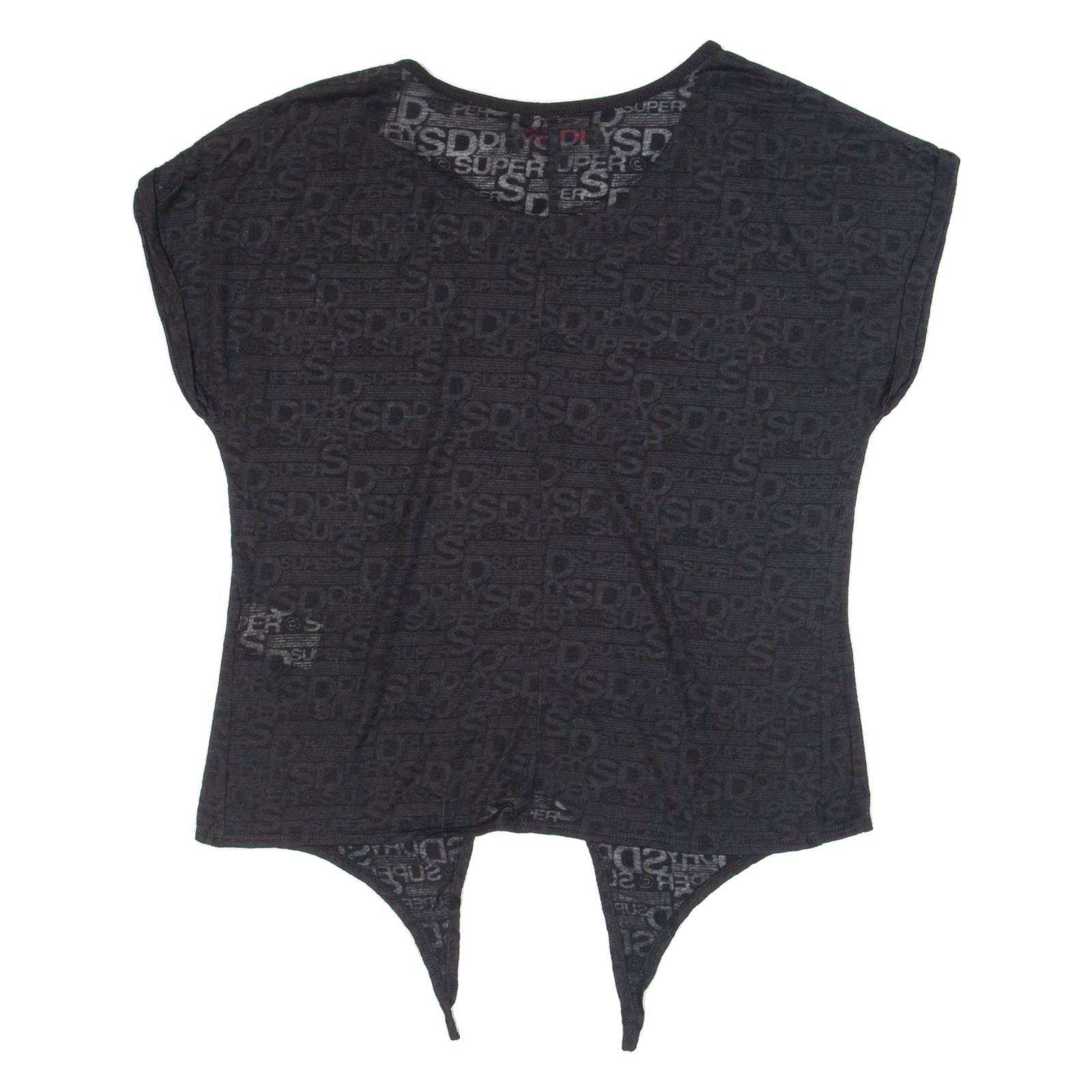 SUPERDRY Womens Oversized Top Black XS