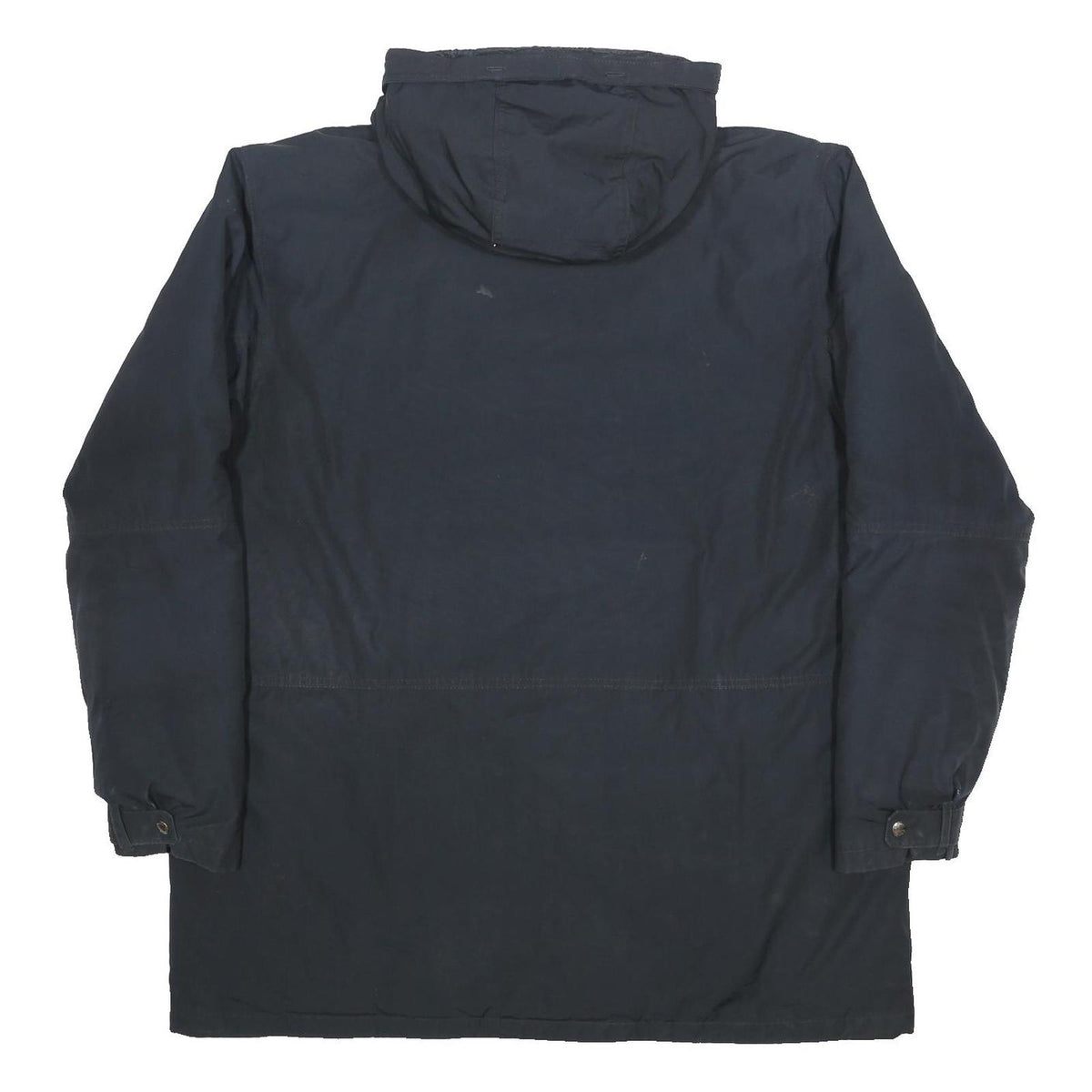 COLUMBIA Mens Black Outdoor Jacket 2XL Polyester Blend Zip Hooded