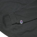 CHAMPION Boys Black Crew Neck XL Cotton Sweatshirt Logo Print Pullover