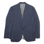 JOOP! Mens Blue Wool Blend Button Jacket M Classic Plain Formal Smart
