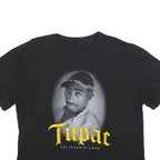 2PAC Womens Black Graphic T-Shirt L Short Sleeve Crew Neck Tupac California Love