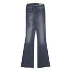 DIESEL Womens Blue Slim Flared Denim Medium Woven W23 L32 Stylish Jeans