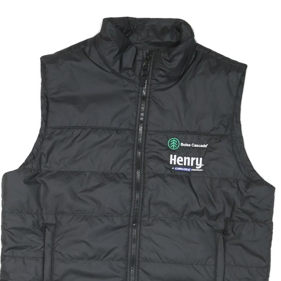 THE NORTH FACE Mens Black L Quilted Jacket Padded Zip Up L