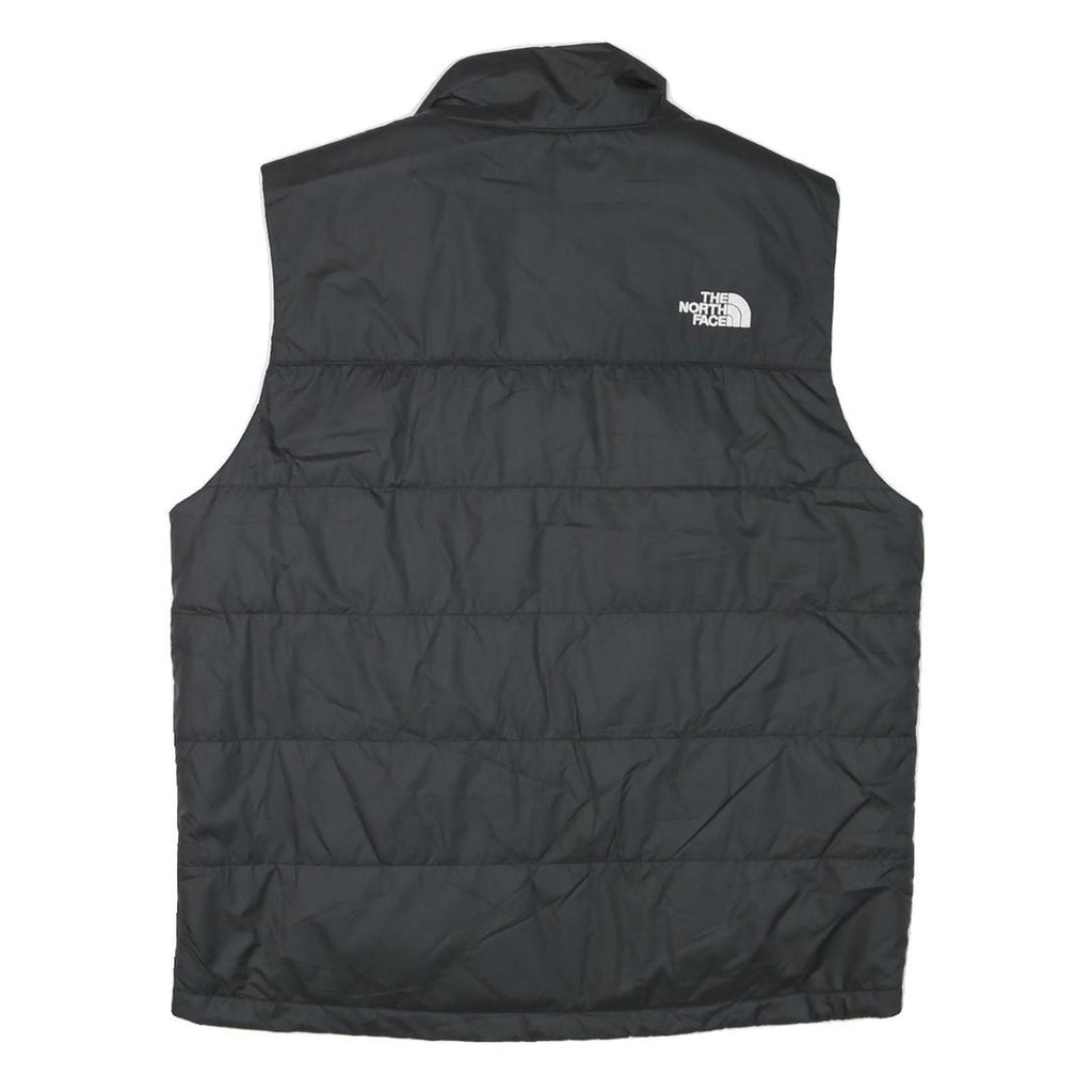THE NORTH FACE Mens Black L Quilted Jacket Padded Zip Up L