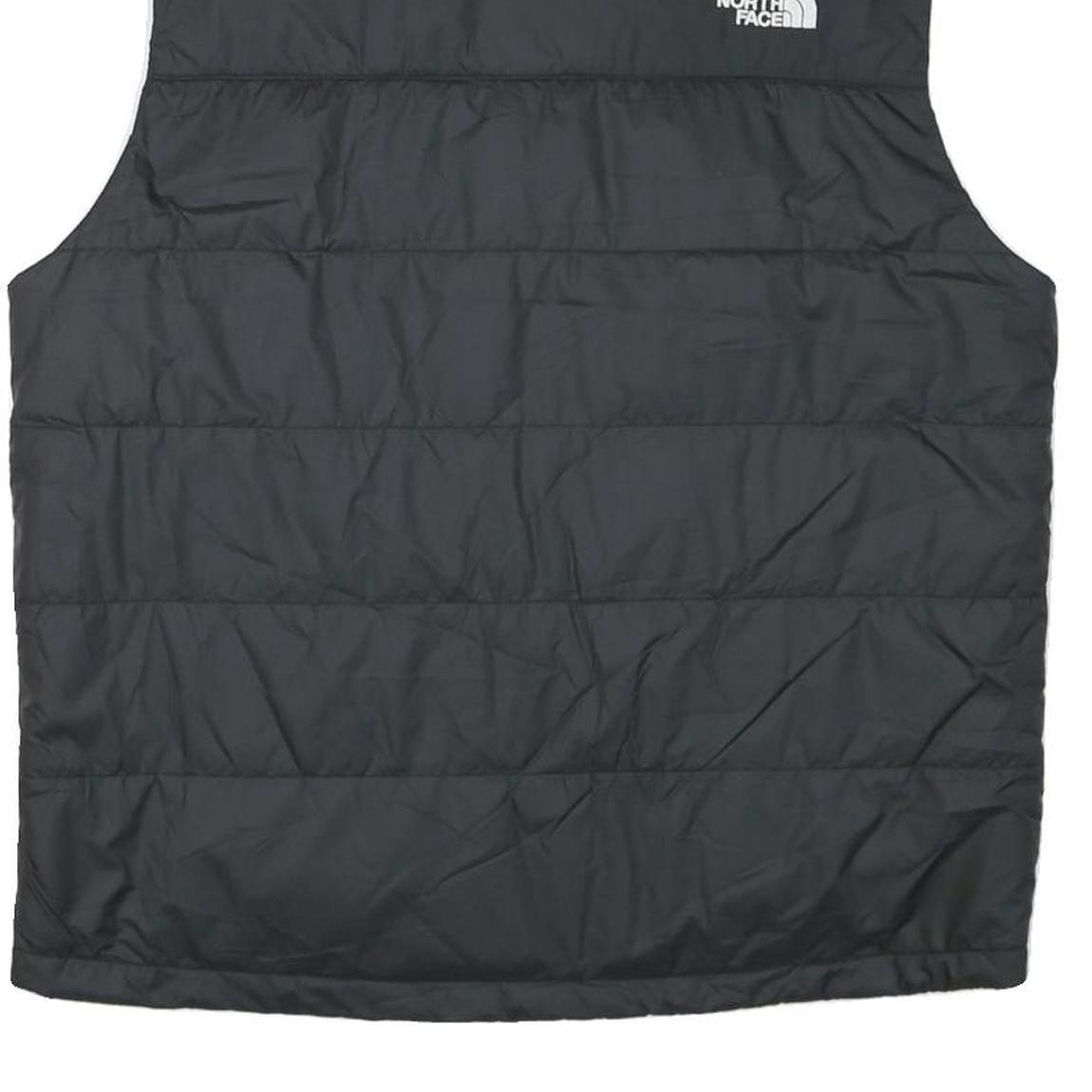 THE NORTH FACE Mens Black L Quilted Jacket Padded Zip Up L