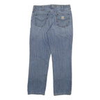 CARHARTT Mens Jeans Blue Relaxed Straight Denim Medium W35 L32 Classic Casual