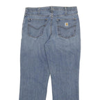CARHARTT Mens Jeans Blue Relaxed Straight Denim Medium W35 L32 Classic Casual