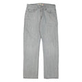 LEVI'S 514 Jeans Womens Grey Regular Straight W32 L32