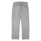 LEVI'S 514 Jeans Womens Grey Regular Straight W32 L32