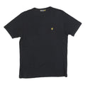 LYLE & SCOTT Mens Black Classic T-Shirt M Short Sleeve Crew Neck Cotton Blend