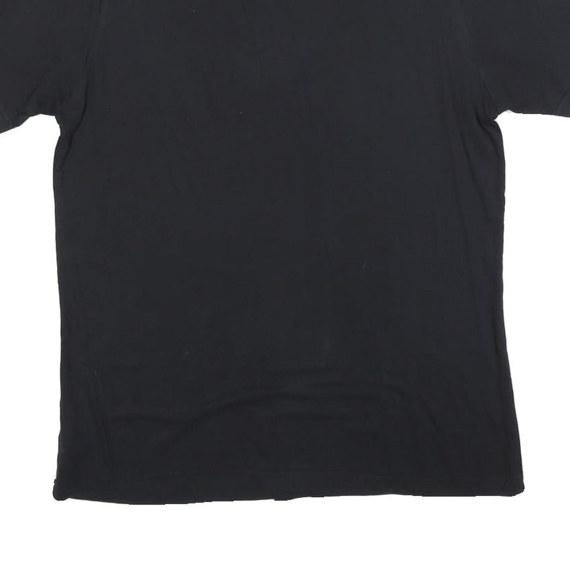 LYLE & SCOTT Mens Black Classic T-Shirt M Short Sleeve Crew Neck Cotton Blend