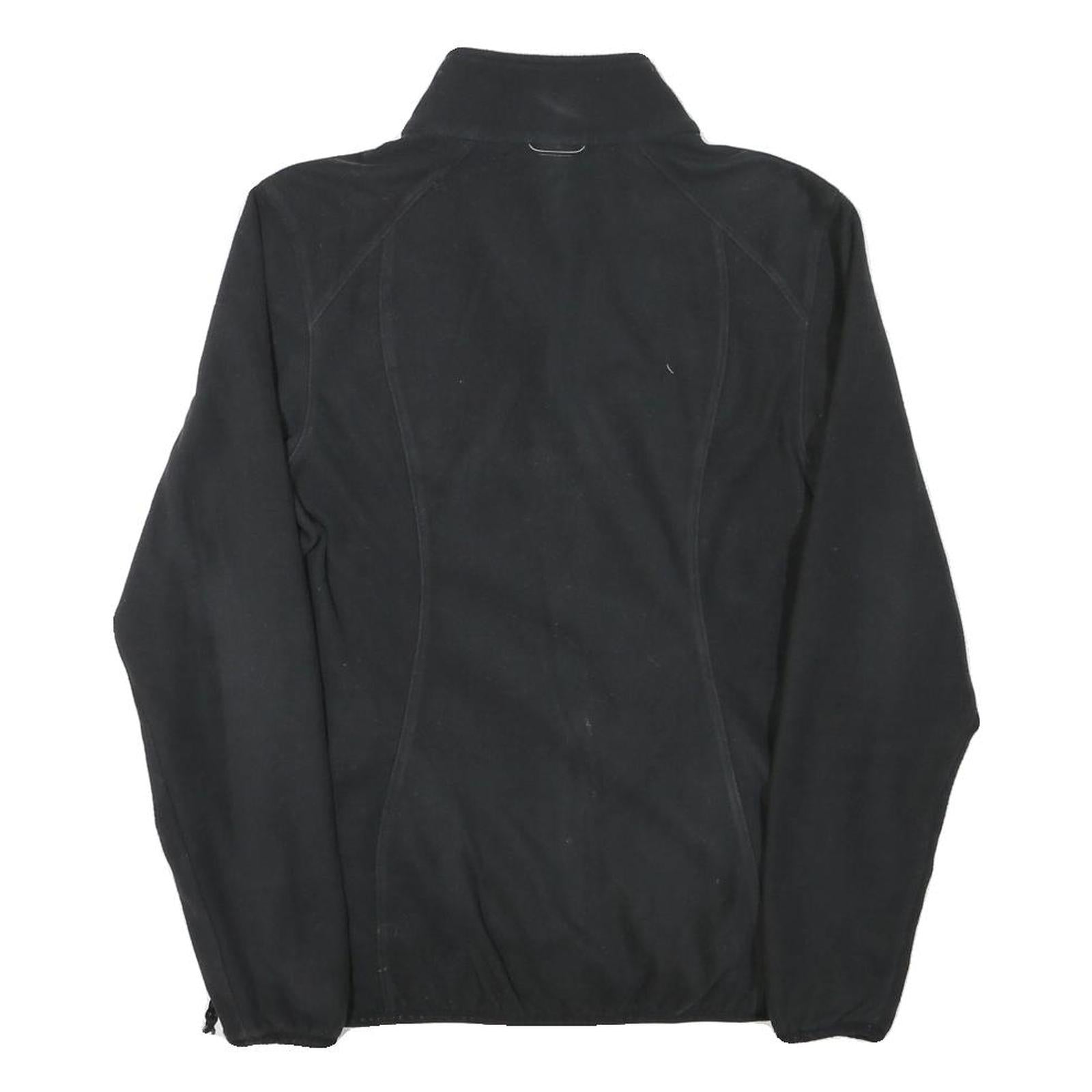 THE NORTH FACE Womens Black Zip Jacket M Polyester Blend Plain Outdoor