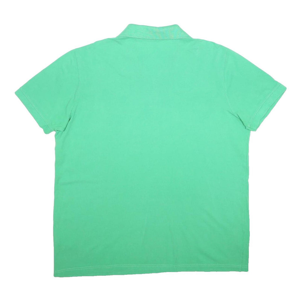 KAPPA Mens Green Short Sleeve Plain 2XL Polo Shirt Cotton Casual Summer