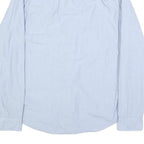 HILFIGER DENIM Mens Blue Shirt M Cotton Long Sleeve Button Casual Smart