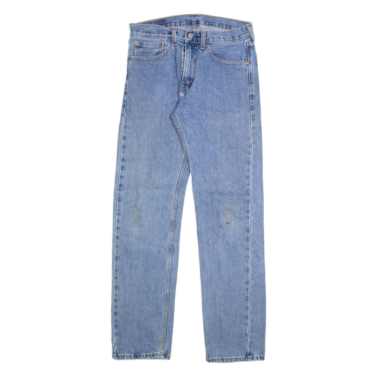 LEVI'S 505 Jeans Mens Blue Regular Straight W31 L34