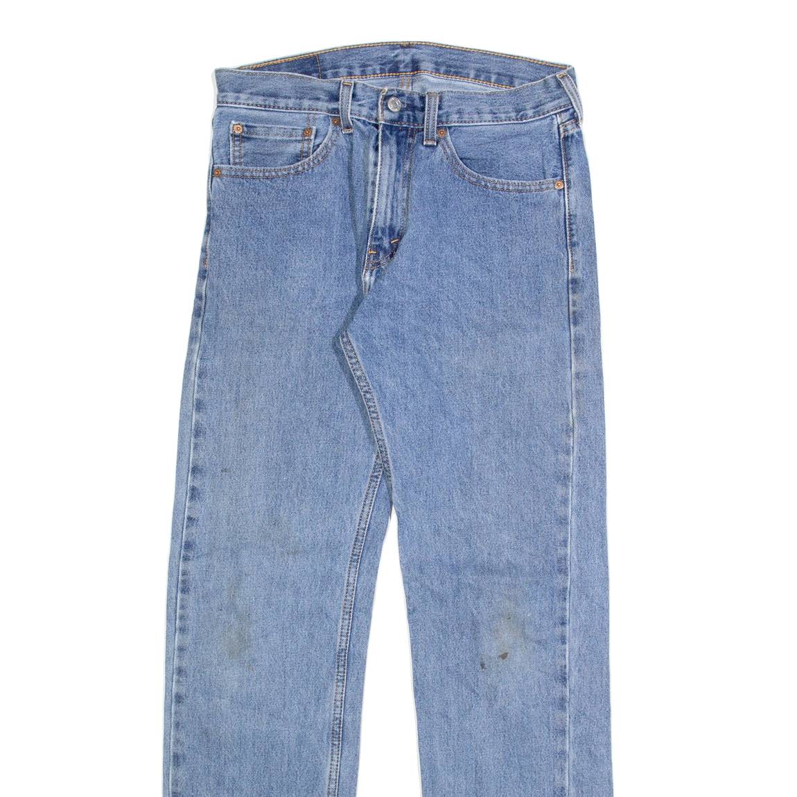 LEVI'S 505 Jeans Mens Blue Regular Straight W31 L34