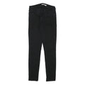 LEVI'S Womens Slim Black Jeans Denim W25 L28 Stretch Zip Fastening