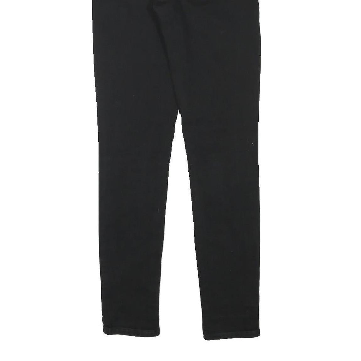 LEVI'S Womens Slim Black Jeans Denim W25 L28 Stretch Zip Fastening