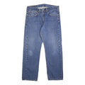 LEVI'S 505 Mens Jeans Blue Regular Straight Denim Medium W35 L27 Classic Zip