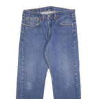 LEVI'S 505 Mens Jeans Blue Regular Straight Denim Medium W35 L27 Classic Zip